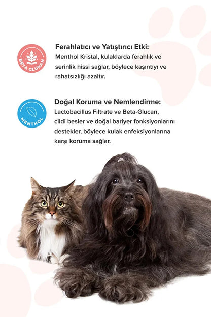 Kedi Ve Köpek Için Kulak Temizleme Solüsyonu Kulak Enfesiyonu - Kulak Uyuzu