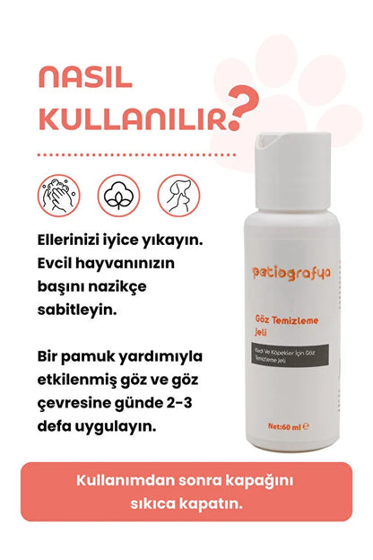 Kedi ve Köpek Göz Temizleme Jeli, Göz Sağlığı Enfeksiyonu Çapaklanma