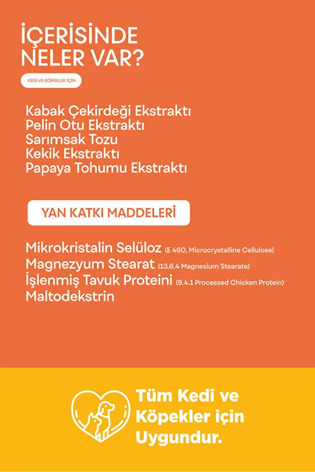 Kedi ve Köpek İçin İç Bakım & Koruma Tableti