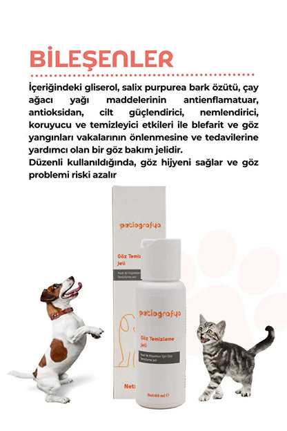 Kedi ve Köpek Göz Temizleme Jeli, Göz Sağlığı Enfeksiyonu Çapaklanma
