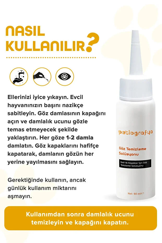 Kediler Ve Köpekler Için Göz Damlası