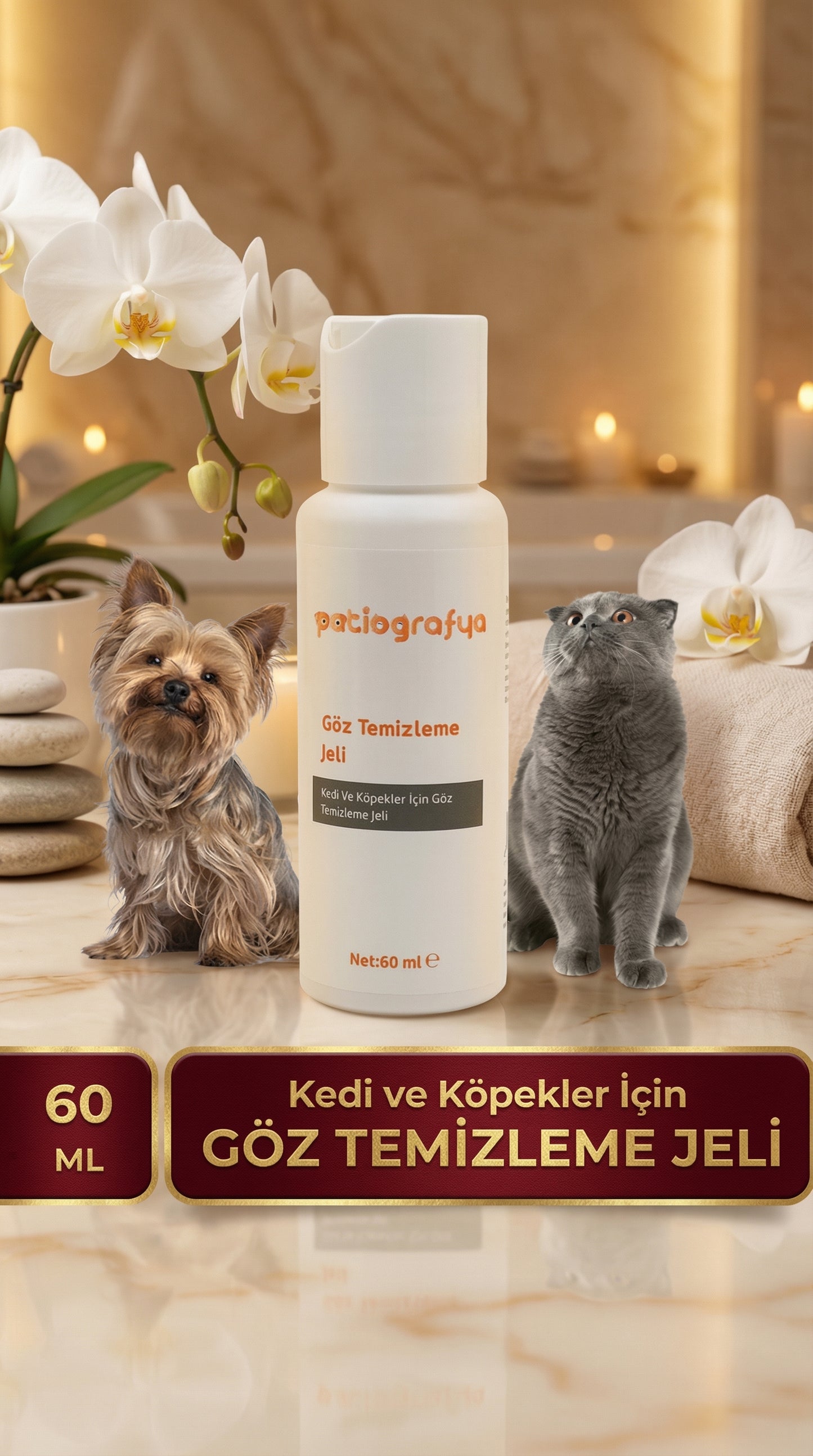 Kedi ve Köpek Göz Temizleme Jeli, Göz Sağlığı Enfeksiyonu Çapaklanma