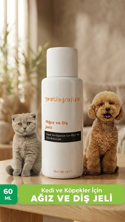 Kedi Ve Köpek Için Ağız Ve Diş Bakım Jeli- Ağız Kokusu- Diş Eti Yarası Enfeksiyonu